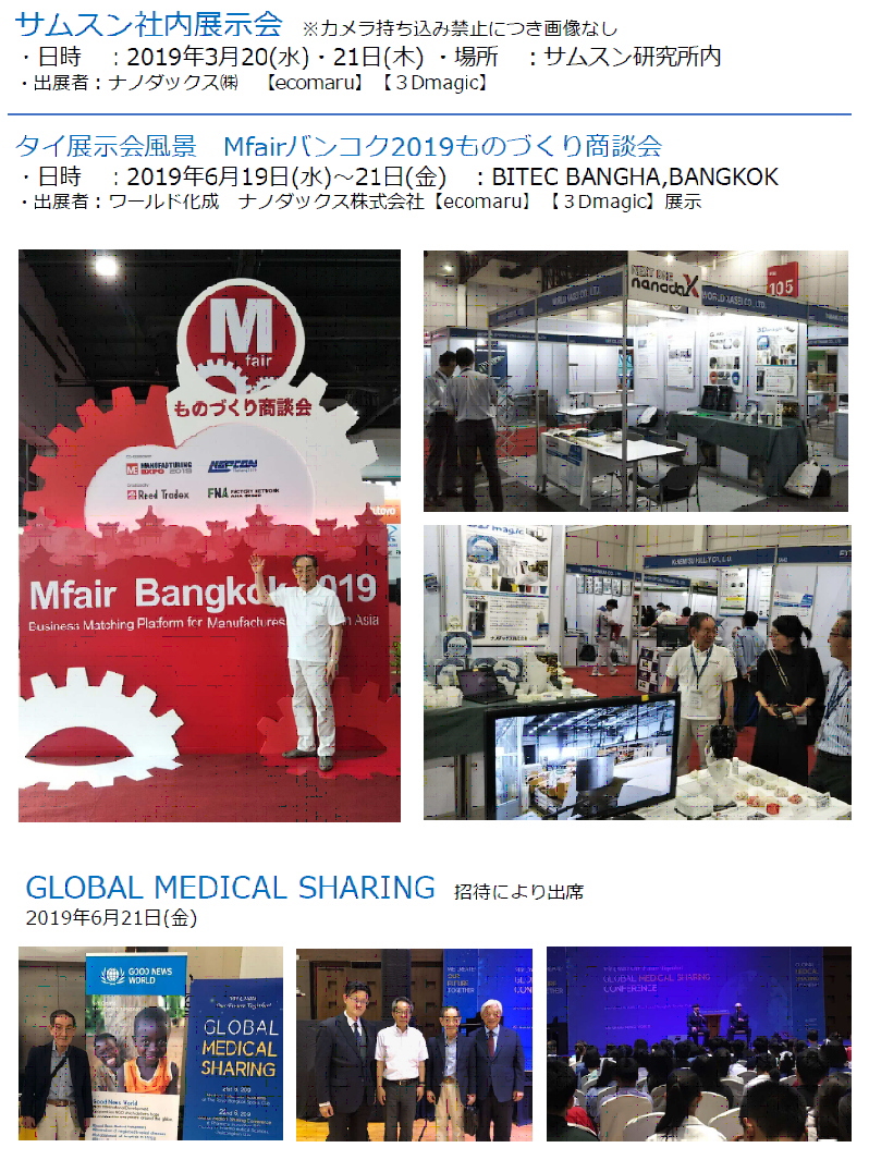 ナノダックス株式会社はMfair Bangkok に出展しました。