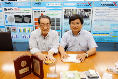 超教授が日暮里のナノダックス事務所に来社されました。