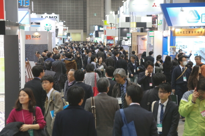 建築建材展に不燃ボードを展示しました。